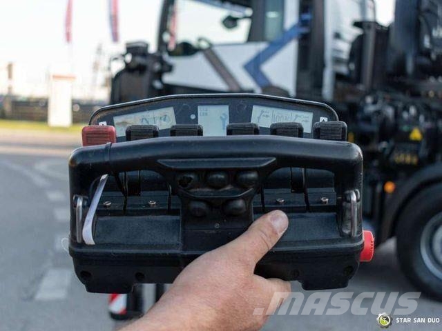 MAN TGS 35.480 8x4 HIAB 1055E-8 HiPro Crane FLY JIB شاحنات مسطحة/مفصلية الجوانب