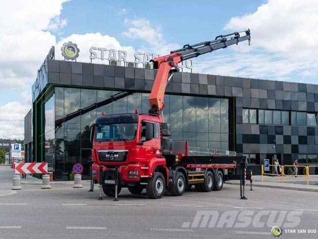 MAN TGS 35.480 8x6 PALFINGER PK 50002 EH CRANE TRUC Camiones plataforma