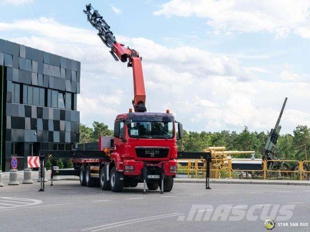 MAN TGS 35.480 8x6 PALFINGER PK 50002 EH CRANE TRUC Camiones plataforma
