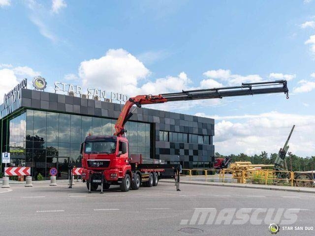 MAN TGS 35.480 8x6 PALFINGER PK 50002 EH CRANE TRUC Camiones plataforma