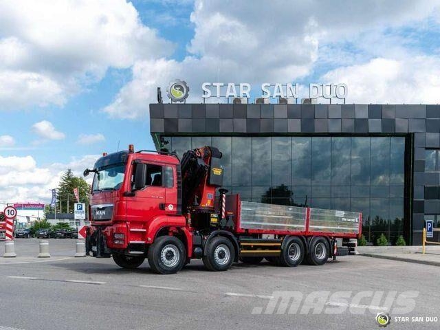 MAN TGS 35.480 8x6 PALFINGER PK 50002 EH CRANE TRUC Camiones plataforma