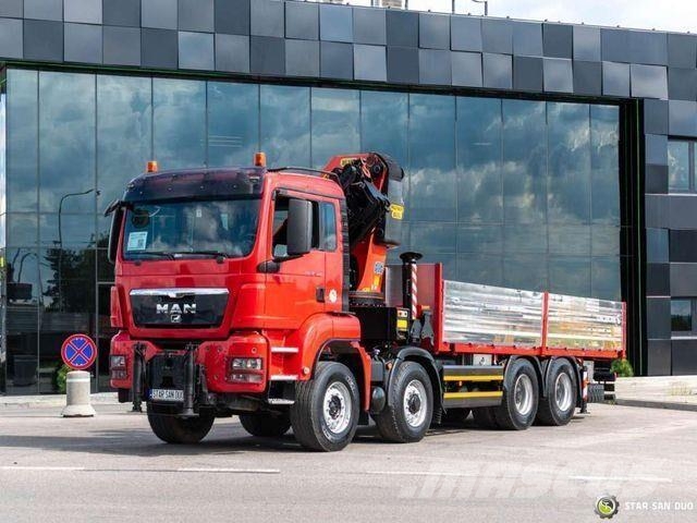 MAN TGS 35.480 8x6 PALFINGER PK 50002 EH CRANE TRUC Camiones plataforma