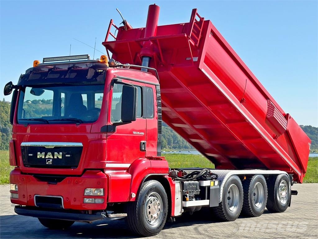 MAN TGS 35.480 * KIPPER 6,30 m * 8x4 덤프 트럭