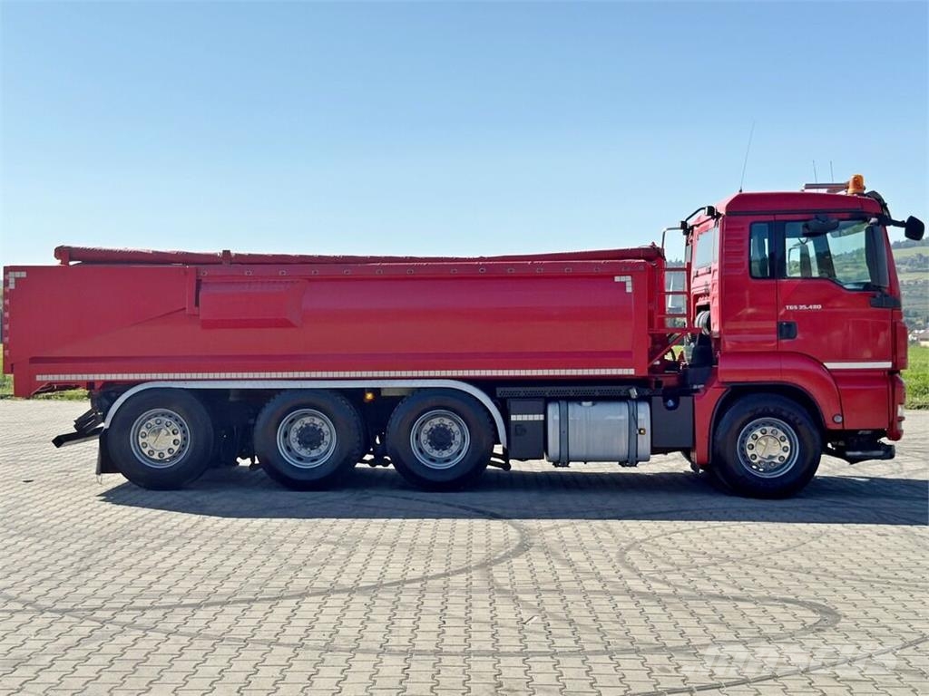 MAN TGS 35.480 * KIPPER 6,30 m * 8x4 덤프 트럭