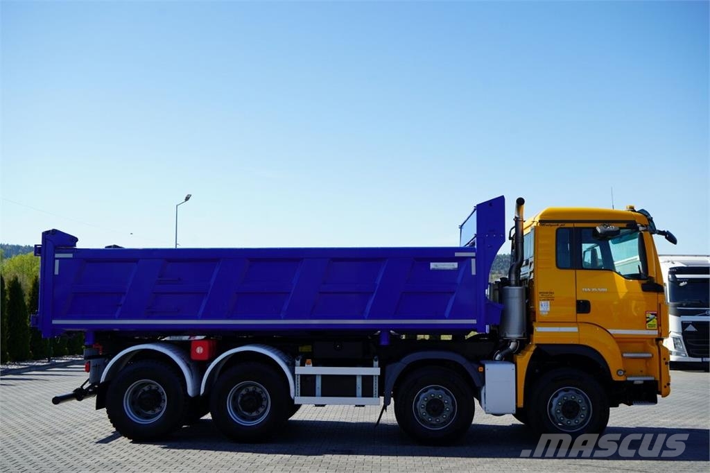 MAN TGS 35.500 / 8x4 / WYWROTKA / HYDROBURTA / BORDMAT Camion ribaltabili