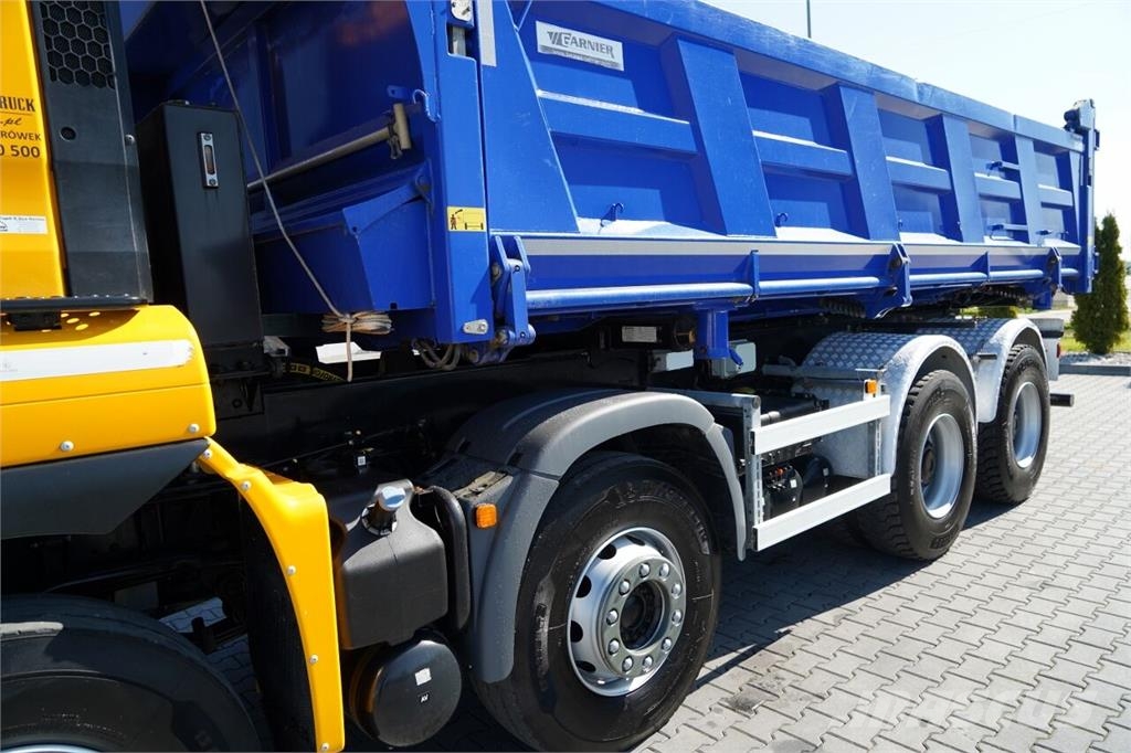 MAN TGS 35.500 / 8x4 / WYWROTKA / HYDROBURTA / BORDMAT Camion ribaltabili