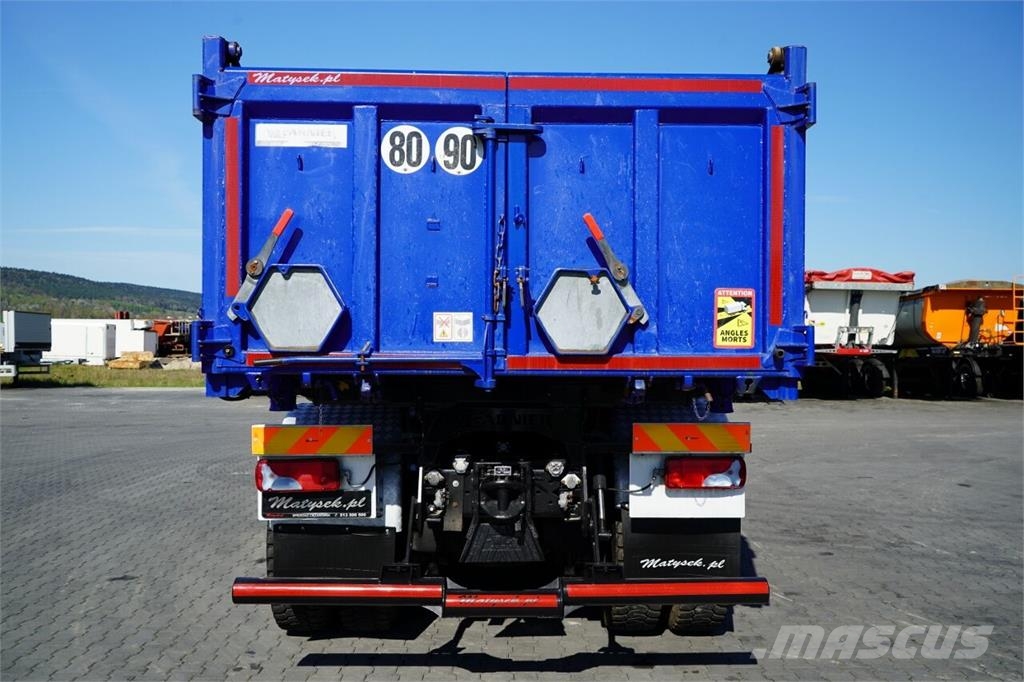 MAN TGS 35.500 / 8x4 / WYWROTKA / HYDROBURTA / BORDMAT Camion ribaltabili