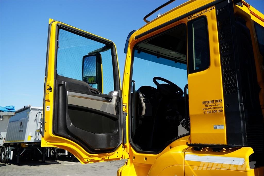 MAN TGS 35.500 / 8x4 / WYWROTKA / HYDROBURTA / BORDMAT Camion ribaltabili
