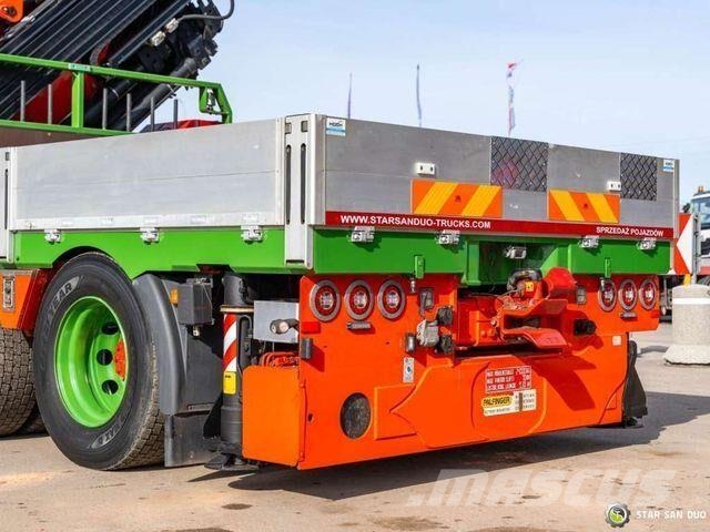 MAN TGS 35.500 8x4 Palfinger PK 135.002 TEC Crane Camioane platforma/prelata