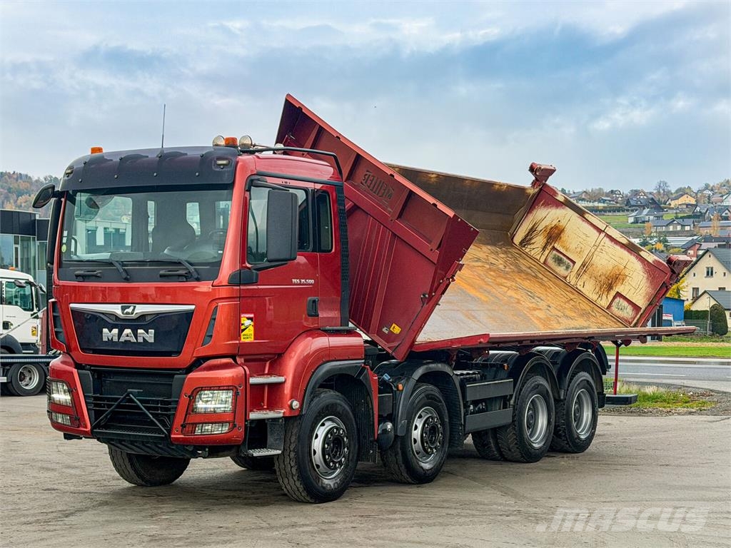 MAN TGS 35.500 KIPPER 6,00 m + BORDMATIC * 8x4 傾卸式卡車