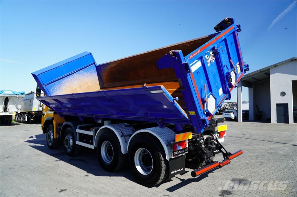 MAN TGS 35.500 / 8x4 / WYWROTKA / HYDROBURTA / BORDMAT Camion ribaltabili