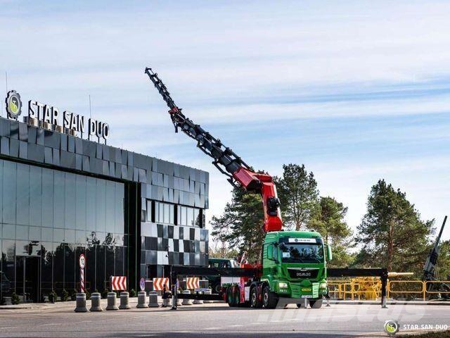 MAN TGS 35.500 8x4 Palfinger PK 135.002 TEC Crane Camioane platforma/prelata