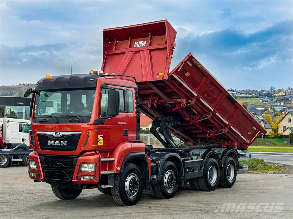 MAN TGS 35.500 KIPPER 6,00 m + BORDMATIC * 8x4 傾卸式卡車