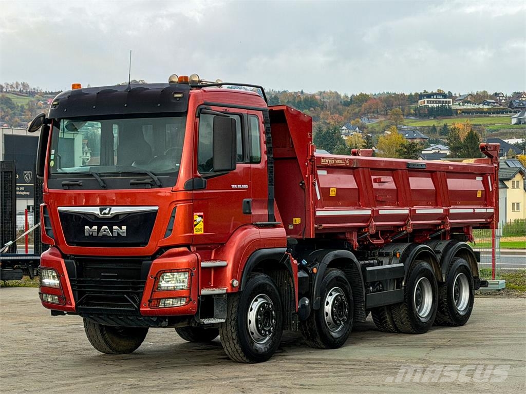 MAN TGS 35.500 KIPPER 6,00 m + BORDMATIC * 8x4 傾卸式卡車