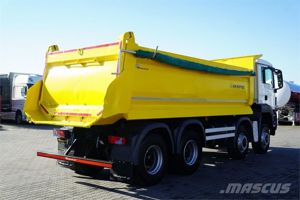 MAN TGS 41.440 / 8x8 / WYWROTKA TYLNOZSYPOWA - 5.9 M / شاحنات قلابة