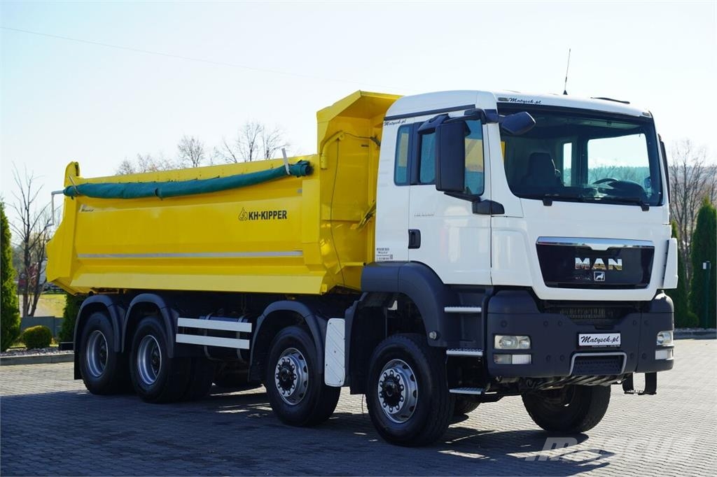 MAN TGS 41.440 / 8x8 / WYWROTKA TYLNOZSYPOWA - 5.9 M / شاحنات قلابة
