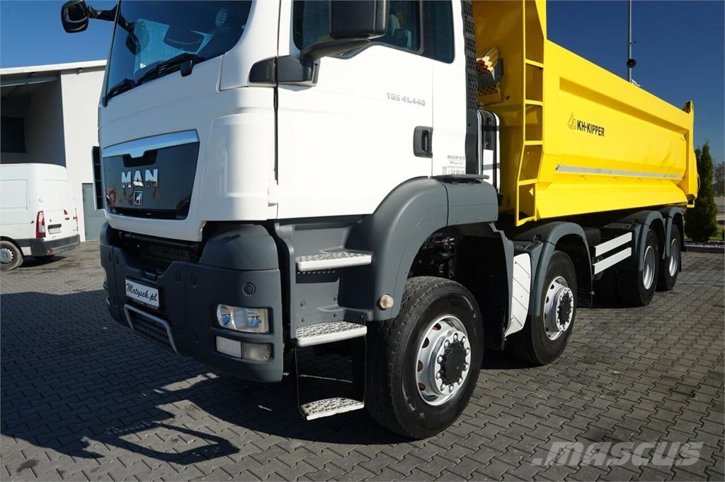 MAN TGS 41.440 / 8x8 / WYWROTKA TYLNOZSYPOWA - 5.9 M / شاحنات قلابة