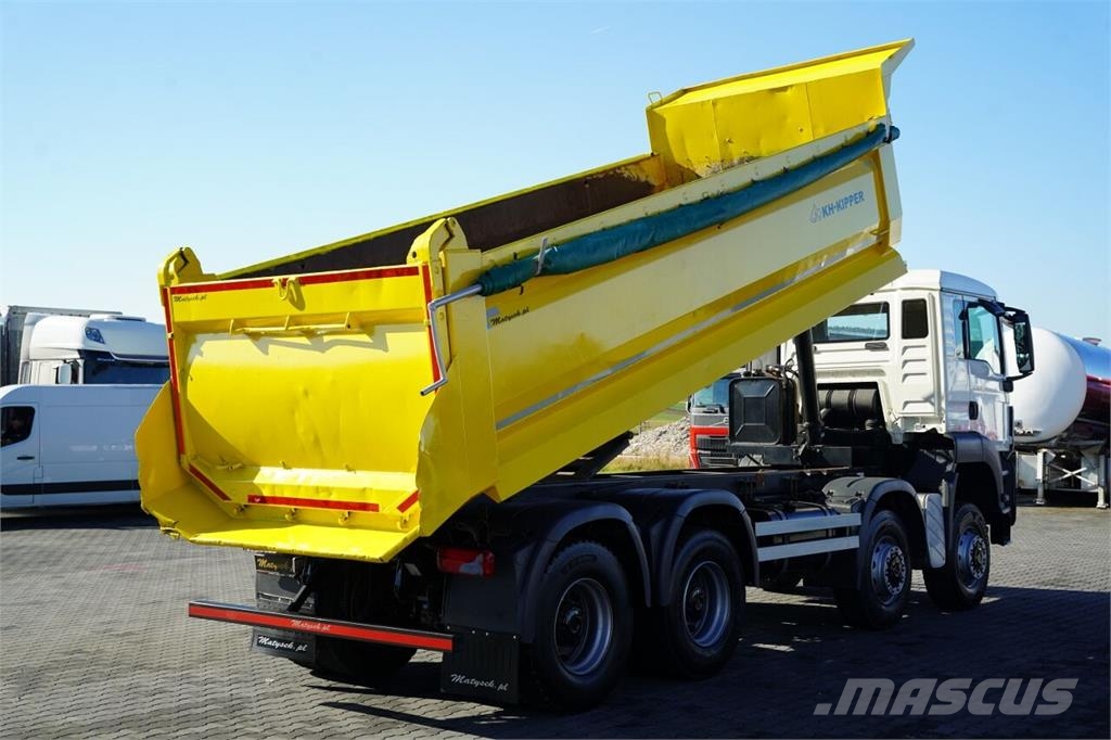 MAN TGS 41.440 / 8x8 / WYWROTKA TYLNOZSYPOWA - 5.9 M / شاحنات قلابة