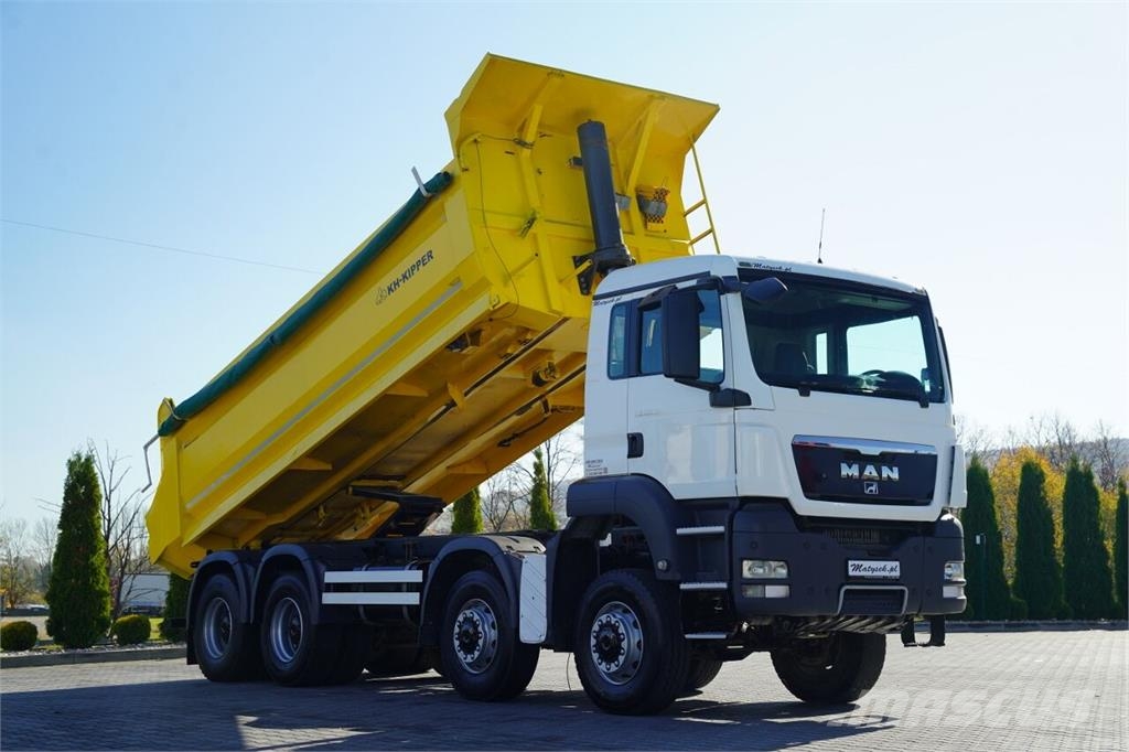 MAN TGS 41.440 / 8x8 / WYWROTKA TYLNOZSYPOWA - 5.9 M / شاحنات قلابة