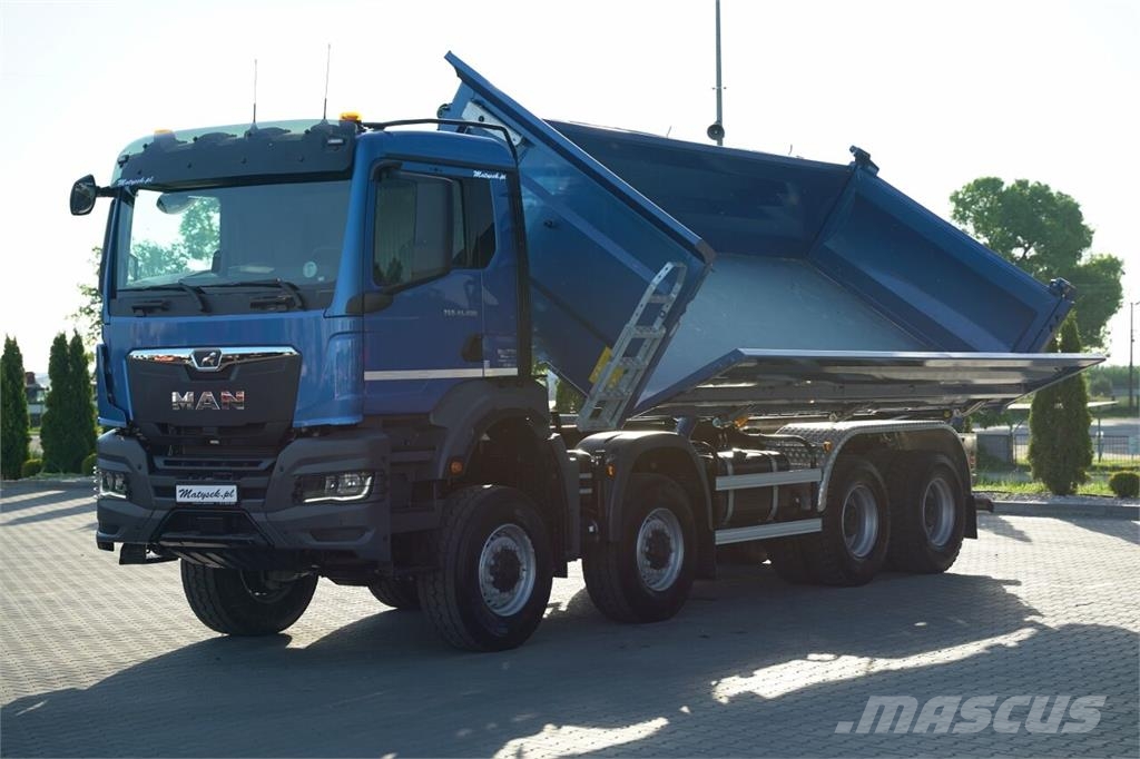 MAN TGS 41.480 / 8X8 / WYWROTKA 3 STRONNA / BORDMATIC Billenő teherautók