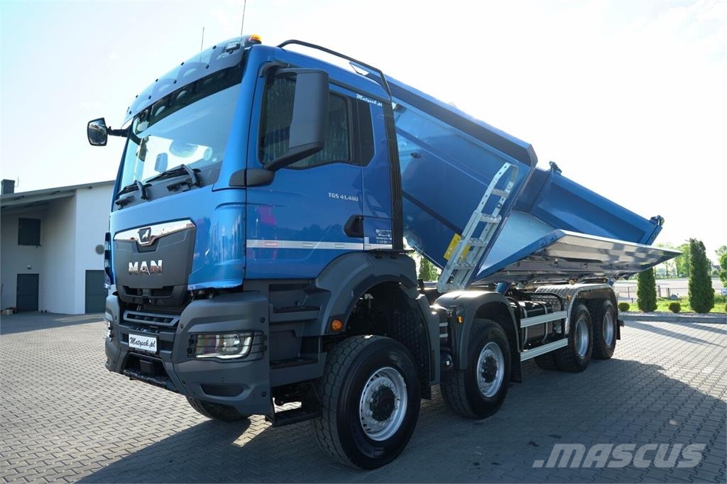 MAN TGS 41.480 / 8X8 / WYWROTKA 3 STRONNA / BORDMATIC Billenő teherautók