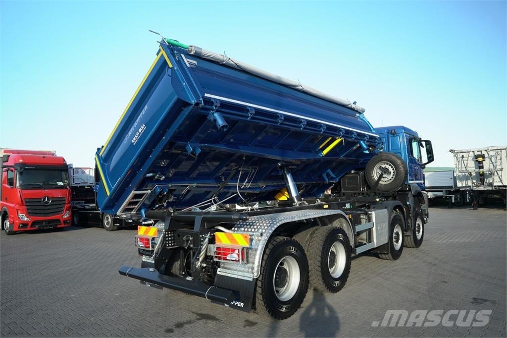 MAN TGS 41.480 / 8X8 / WYWROTKA 3 STRONNA / BORDMATIC Billenő teherautók