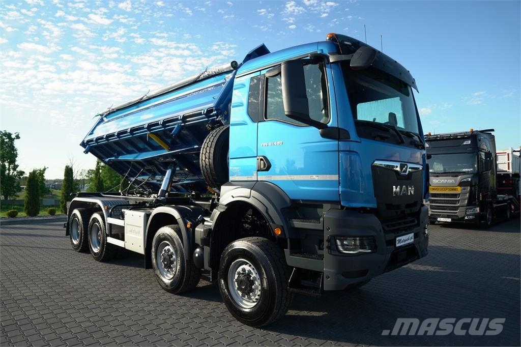 MAN TGS 41.480 / 8X8 / WYWROTKA 3 STRONNA / BORDMATIC Billenő teherautók