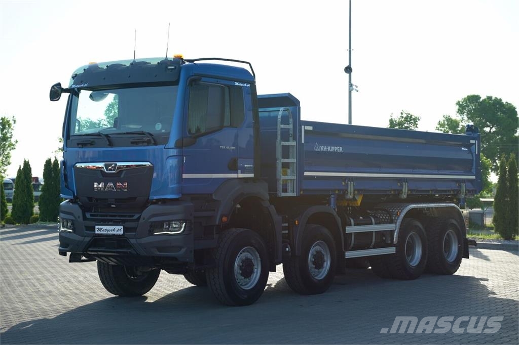 MAN TGS 41.480 / 8X8 / WYWROTKA 3 STRONNA / BORDMATIC Billenő teherautók