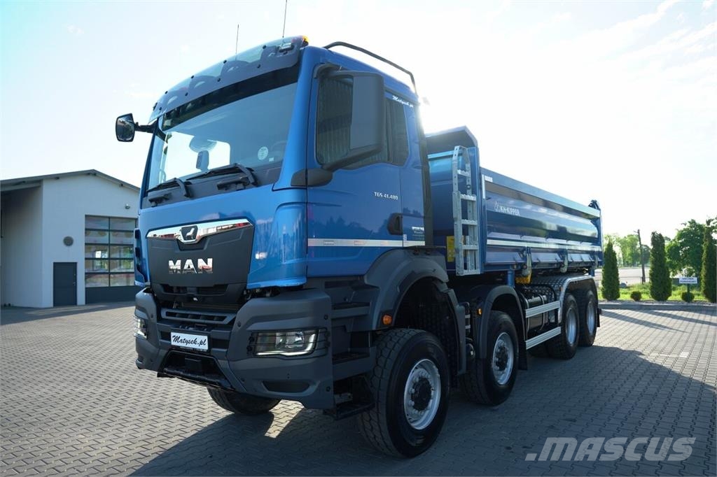 MAN TGS 41.480 / 8X8 / WYWROTKA 3 STRONNA / BORDMATIC Billenő teherautók