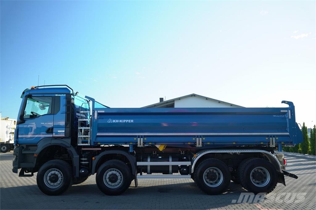 MAN TGS 41.480 / 8X8 / WYWROTKA 3 STRONNA / BORDMATIC Billenő teherautók