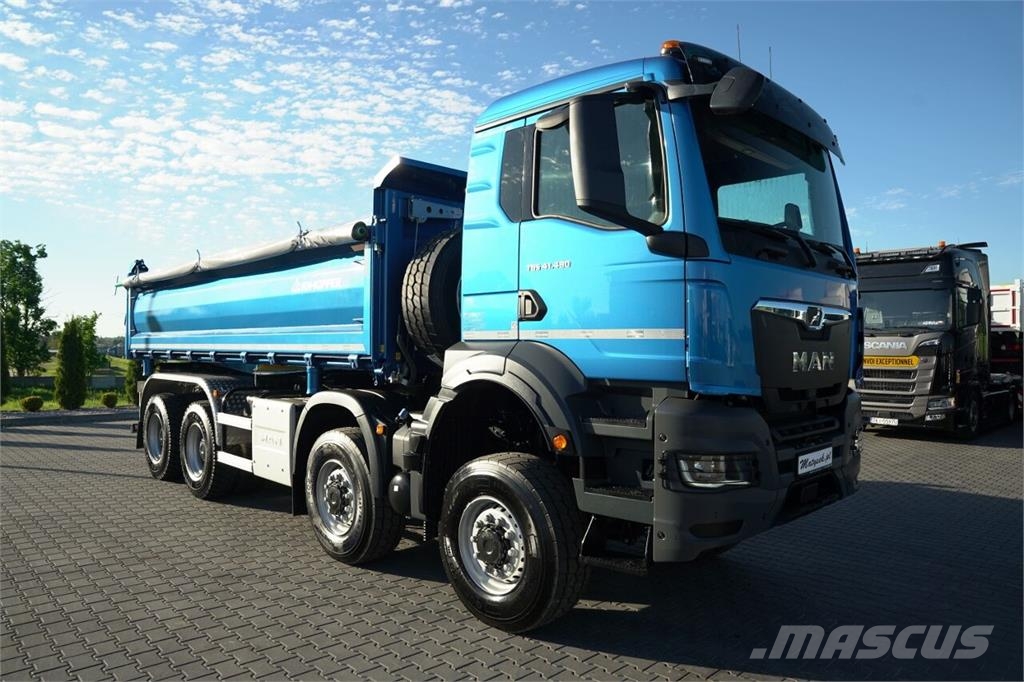 MAN TGS 41.480 / 8X8 / WYWROTKA 3 STRONNA / BORDMATIC Billenő teherautók