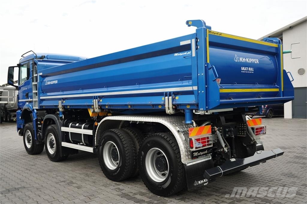 MAN TGS 41.480 / 8X8 / WYWROTKA 3 STRONNA / BORDMATIC  شاحنات قلابة
