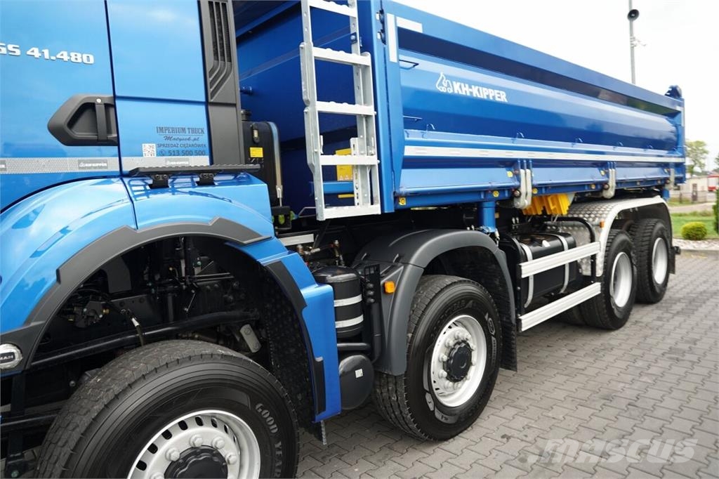 MAN TGS 41.480 / 8X8 / WYWROTKA 3 STRONNA / BORDMATIC  شاحنات قلابة
