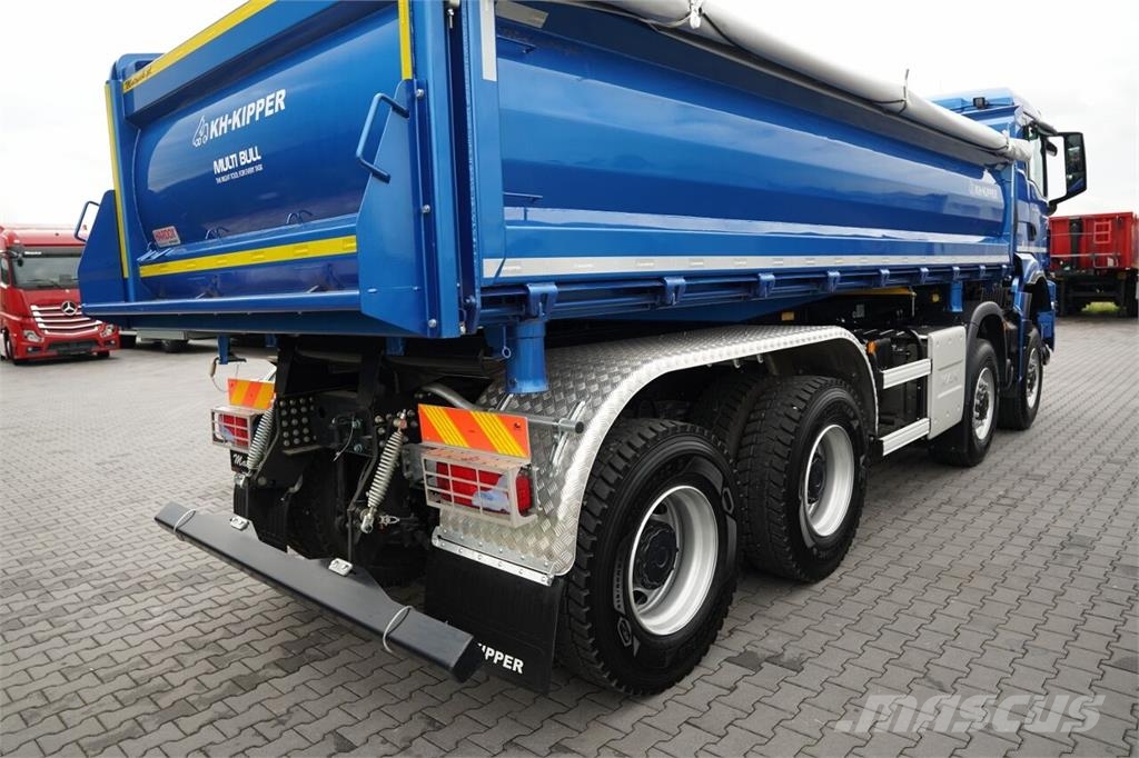 MAN TGS 41.480 / 8X8 / WYWROTKA 3 STRONNA / BORDMATIC  شاحنات قلابة