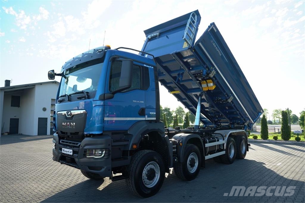 MAN TGS 41.480 / 8X8 / WYWROTKA 3 STRONNA / BORDMATIC Billenő teherautók