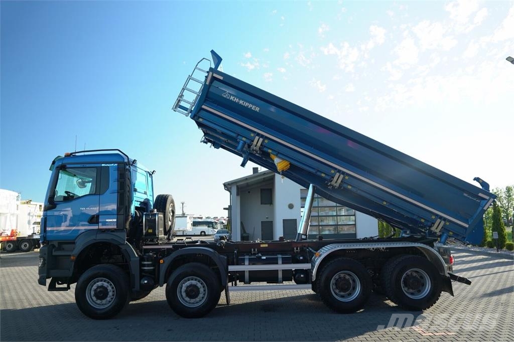 MAN TGS 41.480 / 8X8 / WYWROTKA 3 STRONNA / BORDMATIC Billenő teherautók
