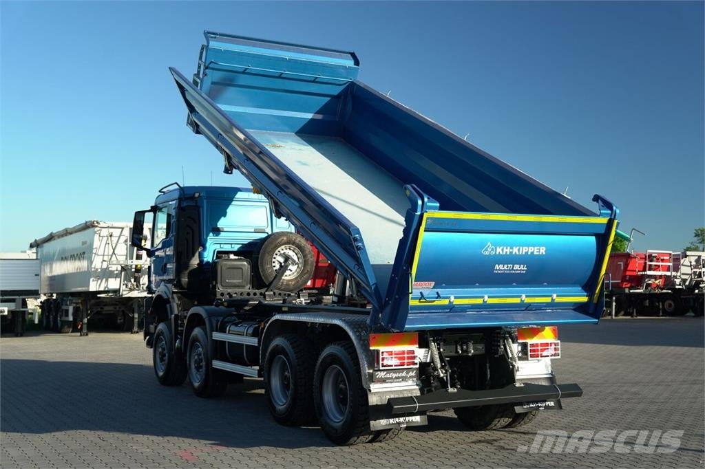MAN TGS 41.480 / 8X8 / WYWROTKA 3 STRONNA / BORDMATIC Billenő teherautók