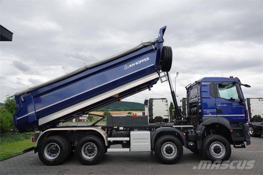 MAN TGS 41.480 / 8X6 / WYWROTKA / TYLNOZSYPOWA / KH KI Sklápače