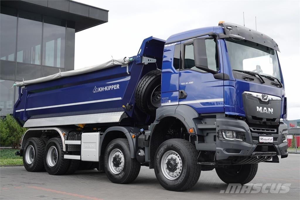 MAN TGS 41.480 / 8X6 / WYWROTKA / TYLNOZSYPOWA / KH KI Sklápače