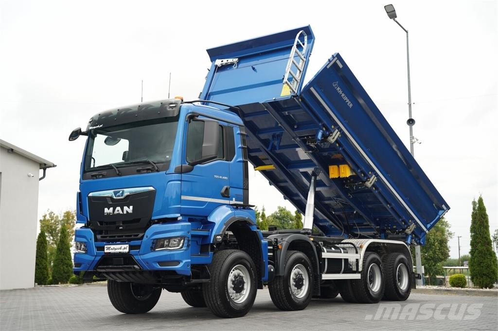 MAN TGS 41.480 / 8X8 / WYWROTKA 3 STRONNA / BORDMATIC  شاحنات قلابة