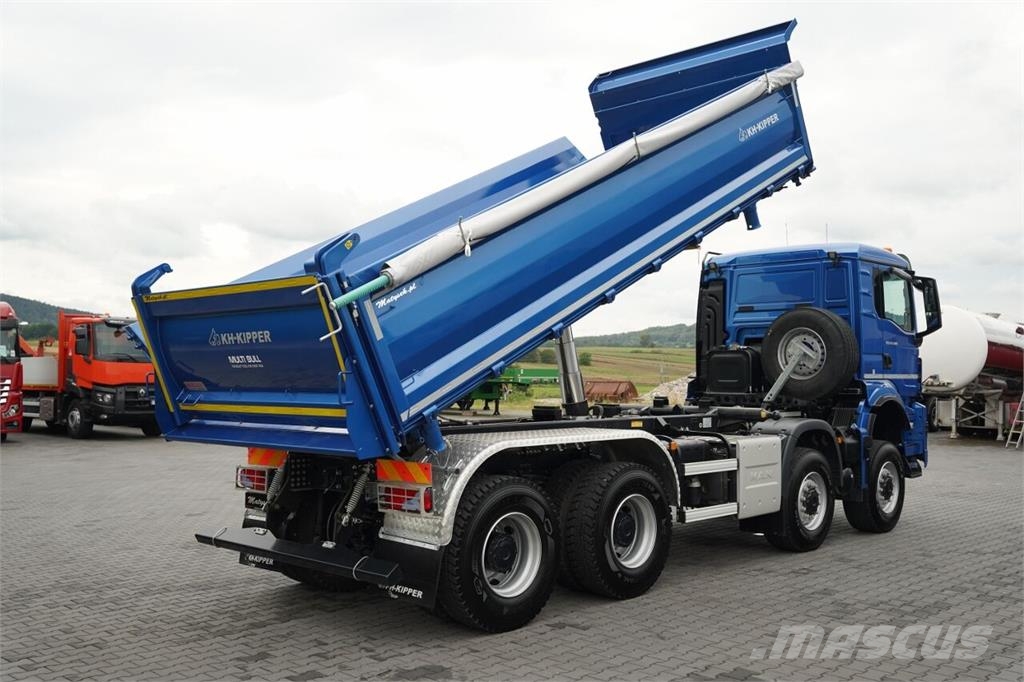 MAN TGS 41.480 / 8X8 / WYWROTKA 3 STRONNA / BORDMATIC  شاحنات قلابة