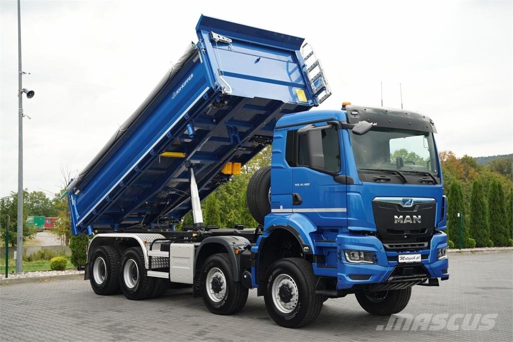 MAN TGS 41.480 / 8X8 / WYWROTKA 3 STRONNA / BORDMATIC  شاحنات قلابة