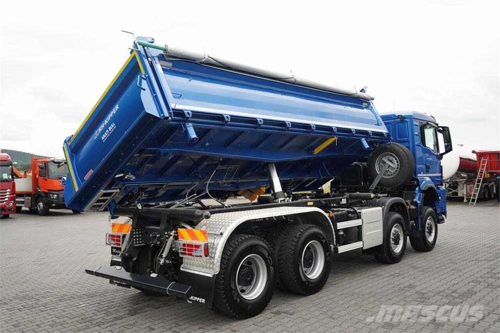 MAN TGS 41.480 / 8X8 / WYWROTKA 3 STRONNA / BORDMATIC  شاحنات قلابة