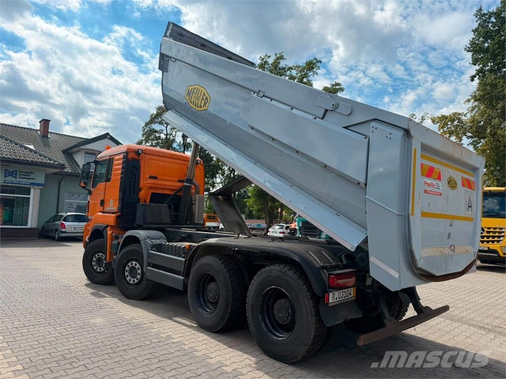 MAN TGS 41.500 8X4 EURO 6 Kipper Meiller MULDA Kallurid