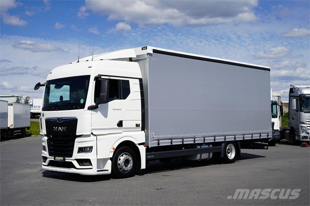 MAN TGX / 18.470 / FIRANKA / E 6 / GM / 19 PALET / RET Camión con caja abierta