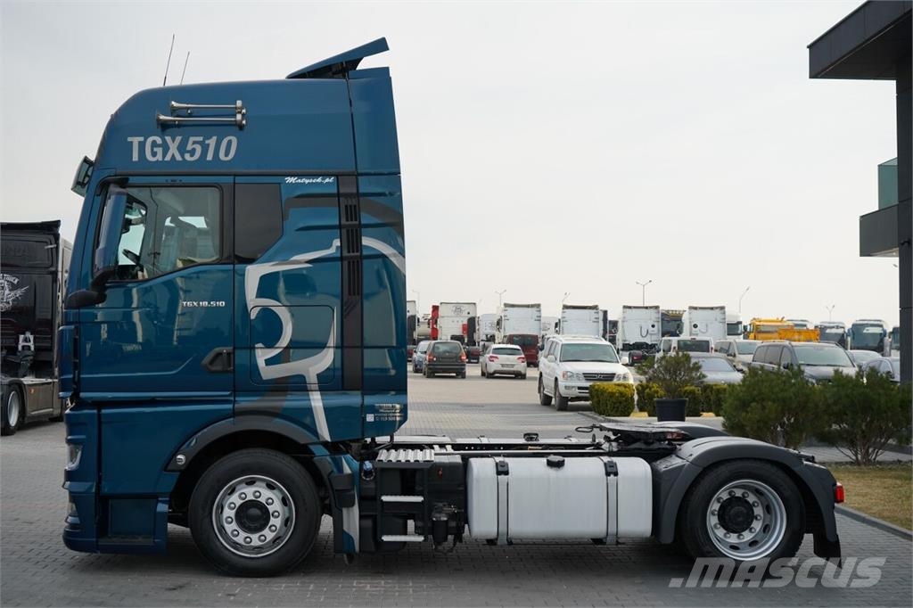 MAN TGX 18.510 / GX / MEGA / RETARDER / NAVI / LOW DEC Sattelzugmaschinen
