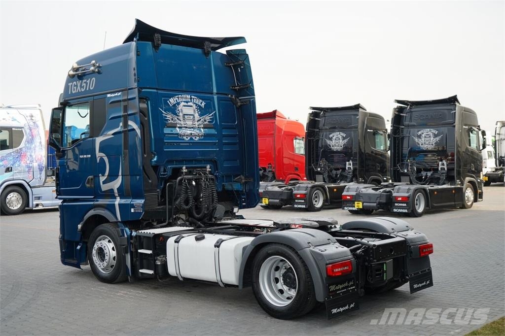 MAN TGX 18.510 / GX / MEGA / RETARDER / NAVI / LOW DEC Sattelzugmaschinen