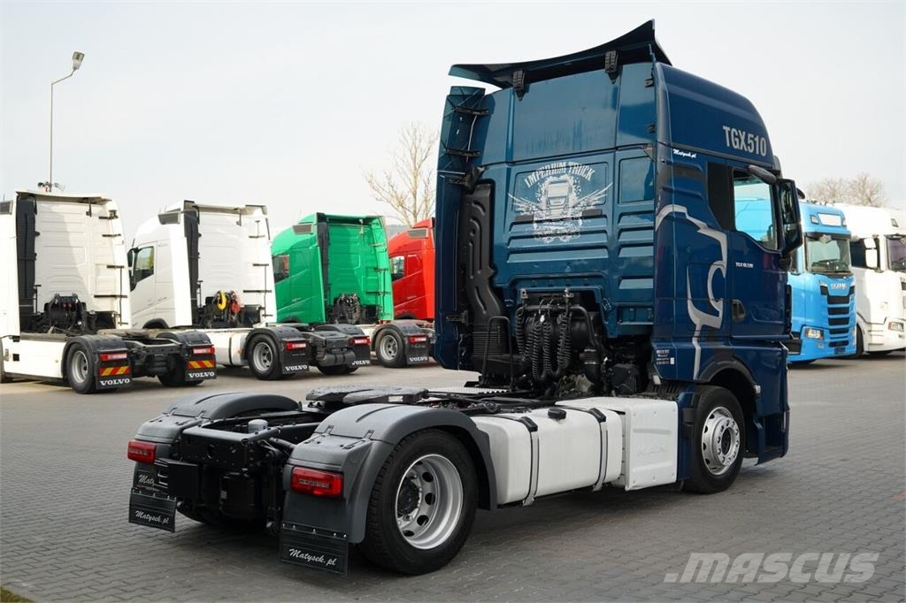 MAN TGX 18.510 / GX / MEGA / RETARDER / NAVI / LOW DEC Sattelzugmaschinen