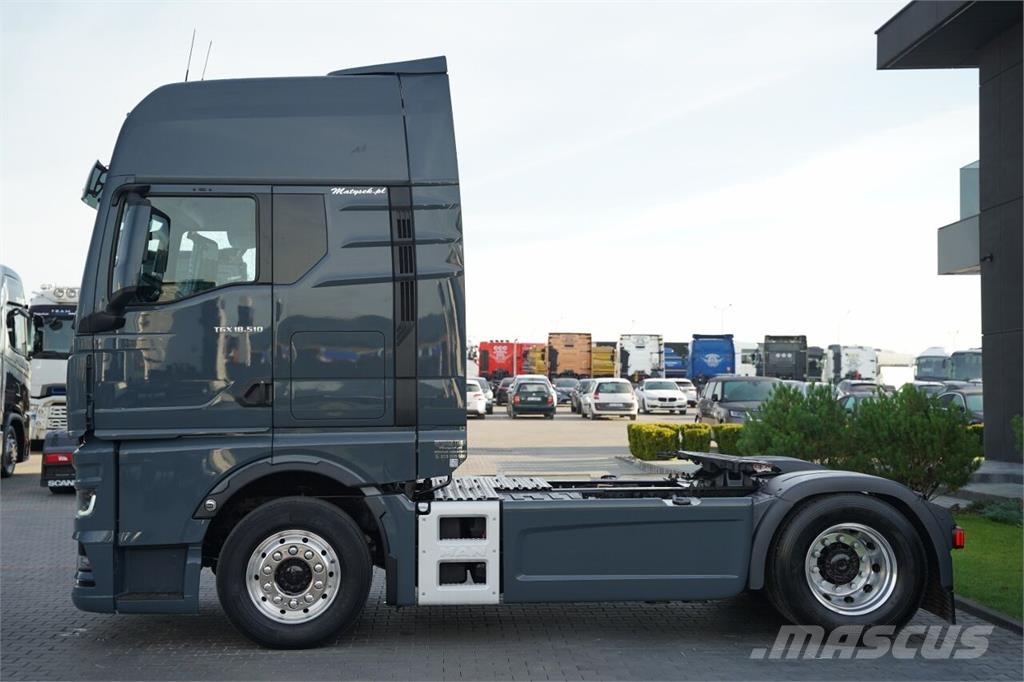 MAN TGX 18.510 / GX / RETARDER / KLIMA POSTOJOWA / NAV Nyergesvontatók
