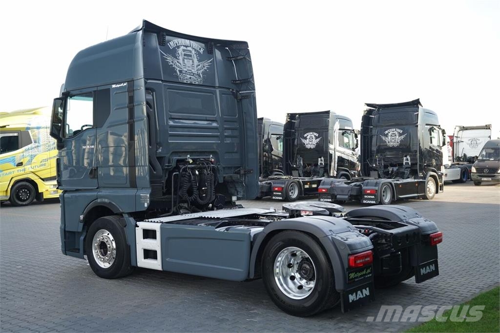 MAN TGX 18.510 / GX / RETARDER / KLIMA POSTOJOWA / NAV Nyergesvontatók